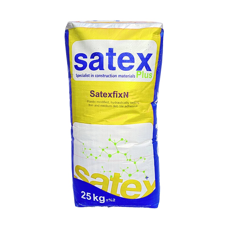 چسب پودری کاشی نرمال مخصوص کف ساتکس SATEX FIXN
