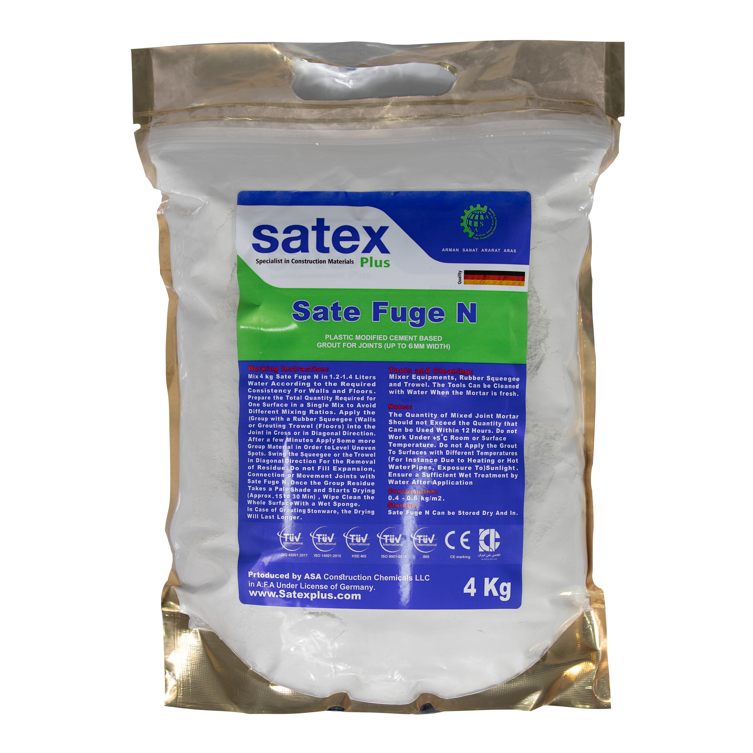 پودر بندکشی ساتکس  SATEX